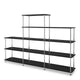 Montana Free 342000 in Black with Chrome columns — packshot