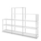 Montana Free 342000 in New White with Chrome columns — packshot