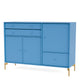 Montana Mega 201202 Sideboard in Azure with brass legs — packshot