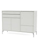 Montana Mega 201202 Sideboard in Nordic with chrome legs — packshot