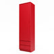 Montana ATTIRE I Wardrobe Beetroot lacquer 7cm plinth perspective