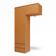 Montana ATTIRE II Wardrobe Suspension Rail Wall Hung Amber perspective view