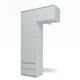 Montana ATTIRE II Wardrobe Adjustable Plinth H3cm Oyster perspective view