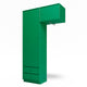Montana ATTIRE II Wardrobe Adjustable Plinth H7cm Parsley perspective view