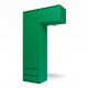 Montana ATTIRE II Wardrobe Suspension Rail Wall Hung Parsley perspective view