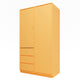 Montana ATTIRE III Wardrobe Acacia lacquer plinth 7cm perspective
