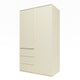 Montana ATTIRE III Wardrobe Vanilla lacquer wall-mounted perspective