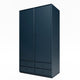 Montana ATTIRE IV Wardrobe Juniper lacquer 3cm plinth perspective