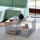 Montana Panton Wire Combination 04 Chrome with white marble tops - lifestyle