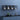 Montana Panton Wire Combination 07 Black with glass inlay shelves front view