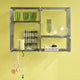 Montana Panton Wire Half Height Unit D25.7cm Chrome — lifestyle