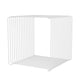 Montana Panton Wire Unit in Snow D34.8cm — packshot