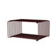 Montana Panton Wire Half Height Unit D25.7cm Black Red — packshot
