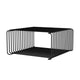 Montana Panton Wire Half Height Unit D34.8cm Black — packshot