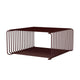 Montana Panton Wire Half Height Unit D34.8cm Black Red — packshot