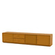 Montana Selection Octave VIII TV Bench in Amber with 3cm plinth — packshot