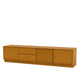 Montana Selection Octave VIII TV Bench in Amber with 7cm plinth — packshot