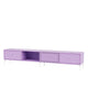 Montana Selection Octave VII TV Bench in Iris with snow legs — packshot