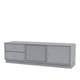 Montana Selection Octave VI TV Bench in Graphic with 7cm plinth — packshot