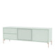 Montana Selection Octave VI TV Bench in Mist with mushroom legs — packshot