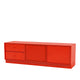 Montana Selection Octave VI TV Bench in Rosehip with 7cm plinth — packshot
