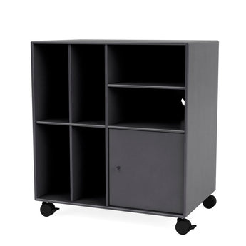 Montana Selection Spin II Vinyl Storage Coal On Castors Display