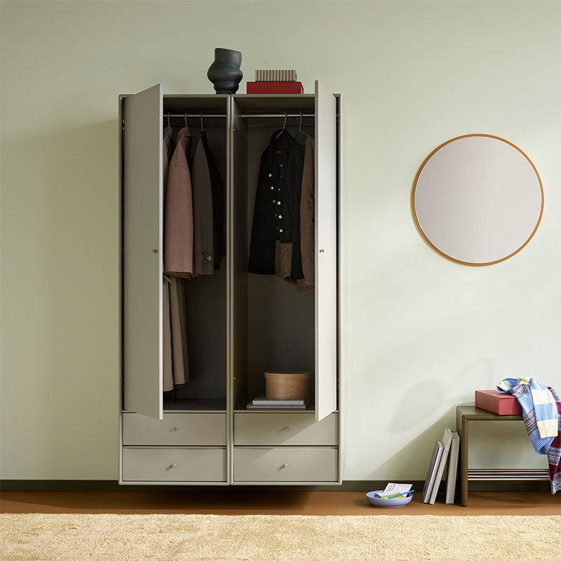 Montana ATTIRE IV Wardrobe open interior Fennel with Amber Monterey Oregano 2