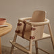 Carl Hansen ND54 High Chair With Baby Backrest in Beech Lacquer — lifestyle, detail