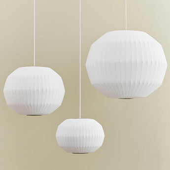 Hay George Nelson Angled Sphere Bubble Pendant Light