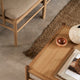 Carl Hansen OW149-2 Colonial Sofa in Oak Soap — lifestyle, detail, with OW449 Colonial Coffee Table