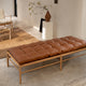 Carl Hansen OW150 Daybed — lifestyle, with OW149 Colonial Lounge Chair and OW149F Colonial Footstool