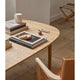 Carl Hansen OW224 Rungstedlund in Oak Oil — lifestyle, detail, with KK37581 chair