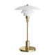Louis Poulsen PH 2/1 Portable Table Lamp in Brass Metallised — packshot