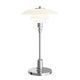 Louis Poulsen PH 2/1 Portable Table Lamp in High Lustre Chrome Plated — packshot