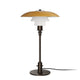 Louis Poulsen PH 3/2 Table Lamp Centenary Edition — unlit, aged brass finish