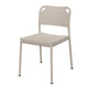 Fritz Hansen Vind Outdoor Dining Chair in Misty Grey — packshot front