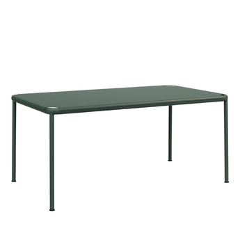 Fritz Hansen Vind Outdoor Dining Table in Hunter Green — packshot