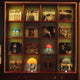 Louis Poulsen Panthella 250 Portable The Originals — Original Brown and Green illuminated in a hotel interior setting