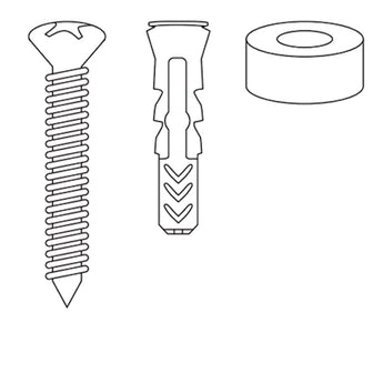 String Spare Parts - Screws 2-pack, including spacer and plug