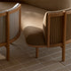 Carl Hansen RF1904 Sideways Lounge Chair in Oak Oil, Molly 112 — lifestyle, detail, with RF1903 Sideways Sofa