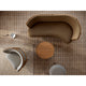 Carl Hansen RF1904 Sideways Lounge Chair in Oak Oil — lifestyle, with RF1903 Sideways Sofa, RF1905 and RF1903F