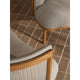 Carl Hansen RF1904 Sideways Lounge Chair in Oak Oil, Molly 112 — lifestyle, detail