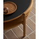 Carl Hansen RF1905 Sideways Coffee Table in Oak Oil and Black Laminate — lifestyle, detail