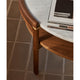 Carl Hansen RF1905 Sideways Coffee Table in Walnut Oil, Marble — lifestyle, detail