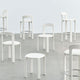 HAY Rey Collection in Cream White WB Lacquered Beech — studio