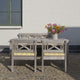 Skagerak Drachmann Dining Chair Cushion in Lemon/Sand Stripe — lifestyle, with Drachmann Dining Set