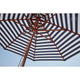 Skagerak Messina Parasol in Dark Blue Stripe — lifestyle, detail