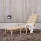 Skagerak Between Lines Deck Stool and Between Lines Deck Chair — lifestyle