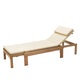 Skagerak Riviera Sunbed Cushion in Golden Yellow Stripe — packshot