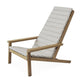 kagerak Between Lines Deck Chair Cushion in Papyrus — packshot